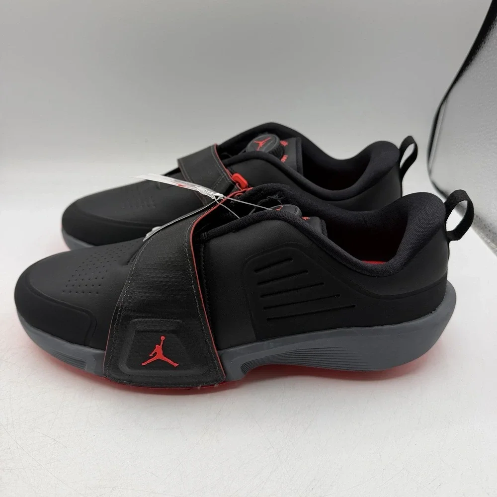 Air Jordan Rev Golf Shoes Men Sz 9.5 Black Grey Infrared Sneakers FV6338-001 NWT
